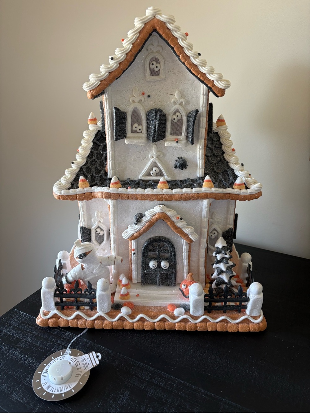 Candy Corn Lane Halloween Gingerbread Haunted House